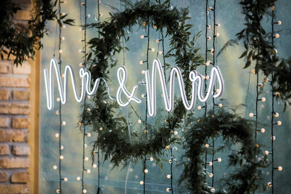 Mr and Mrs Wedding Neon Signs